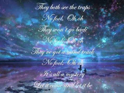 let it be lyrics lyrics|let it be lyrics blackmill.